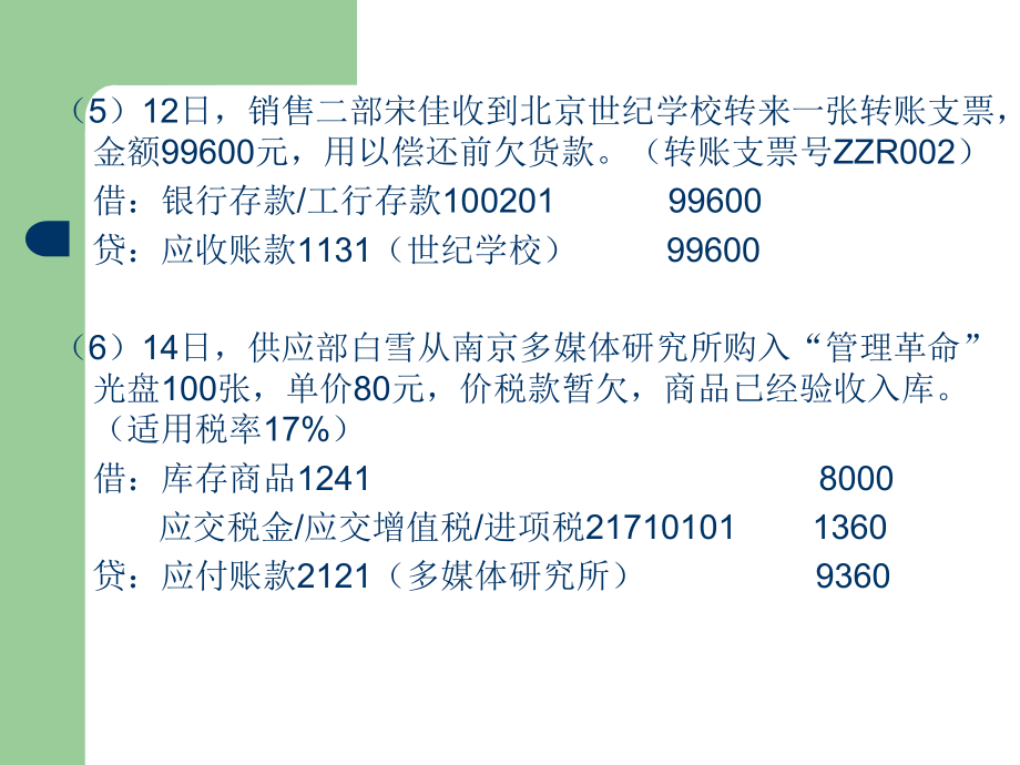 中級會計電算化系統(tǒng)實習教材_第5頁