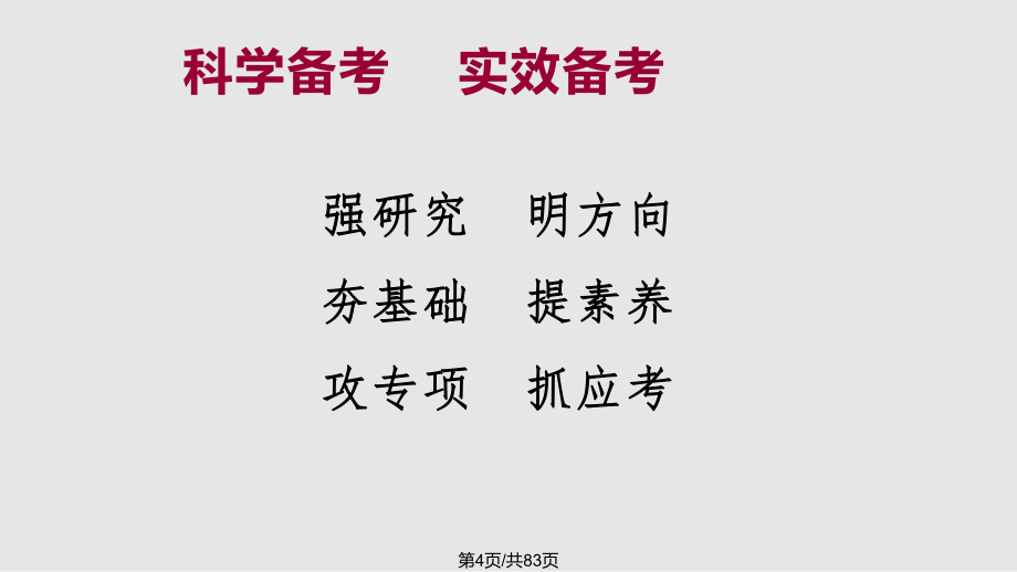 高三英語(yǔ)復(fù)習(xí)策略講座PPT課件_第4頁(yè)