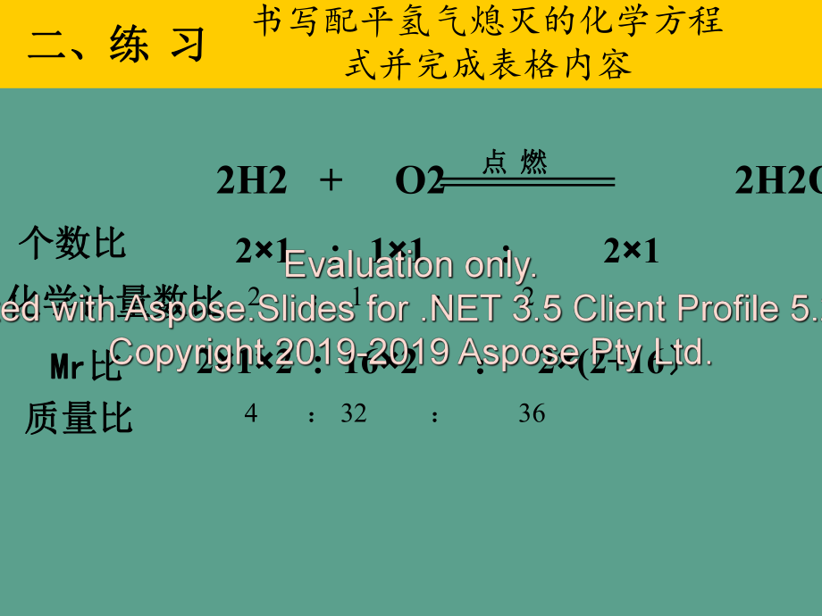 利用化学方程式进行简单的计算1ppt课件_第4页
