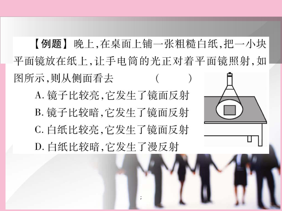 第2节 第二课时 镜面反射和漫反射ppt课件_第3页