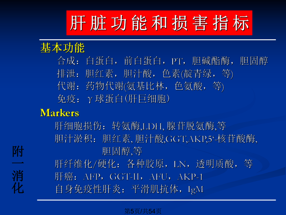 肝功能指标的评价和应用_第5页
