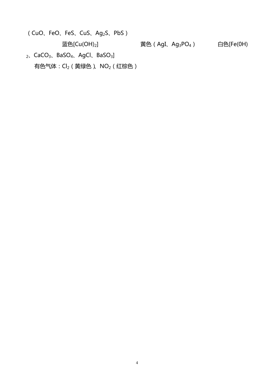 高中化學復習超全重要知識點詳細總結_第4頁