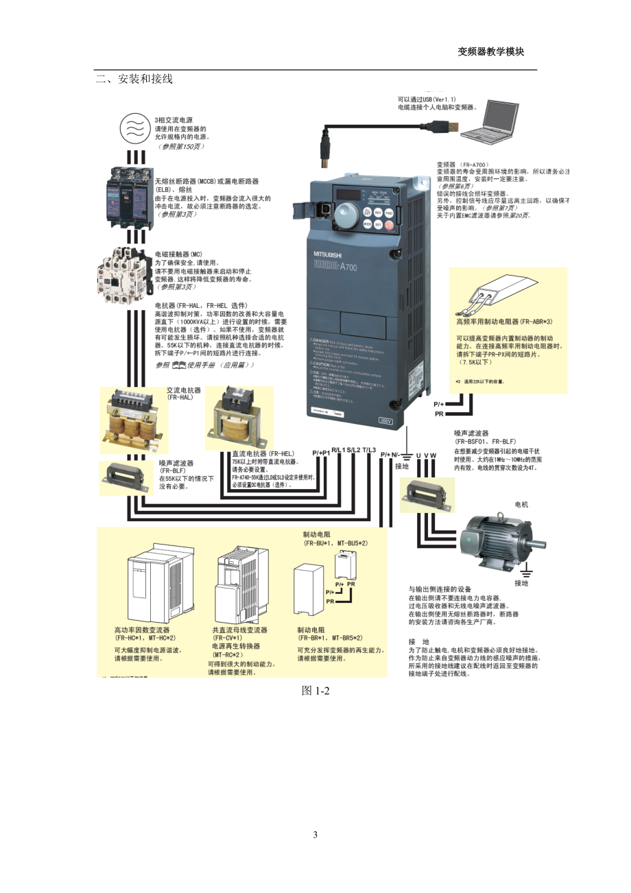 A740变频调速实验指导书_第4页
