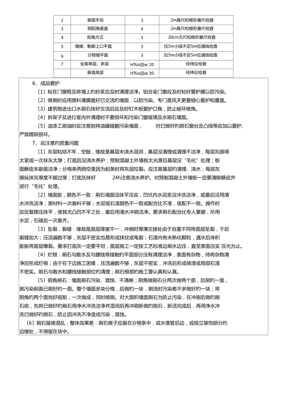 墙面水刷石技术交底_第4页
