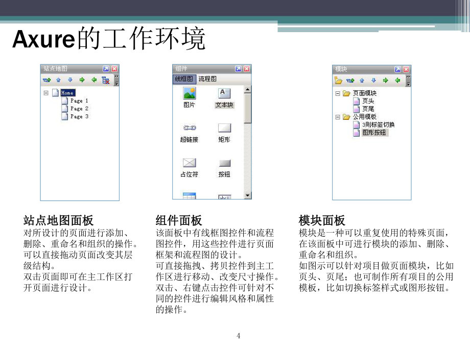 产品原型设计-Axure入门培训_第4页