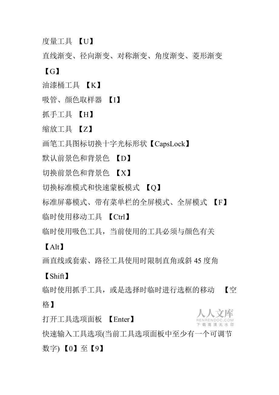 PHOTOSHOP-for-MAC快捷鍵大全_第2頁