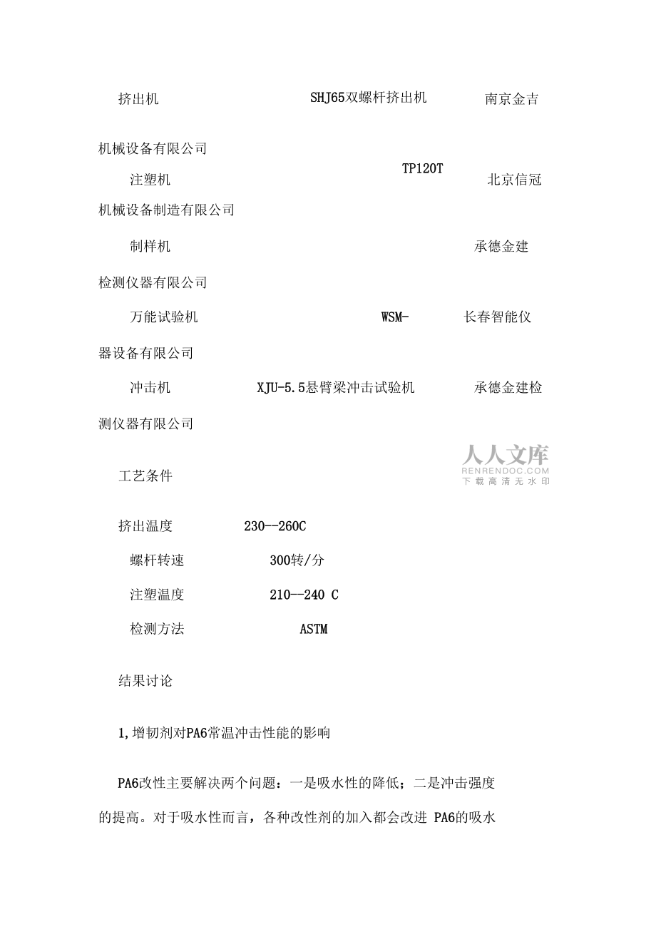 接枝和增韧尼龙的配方研究模板_第2页