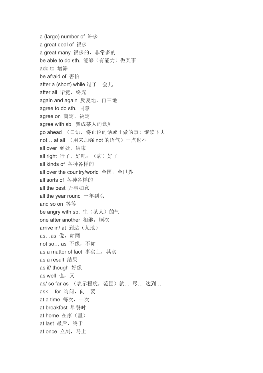 高中必备英语单词_第1页
