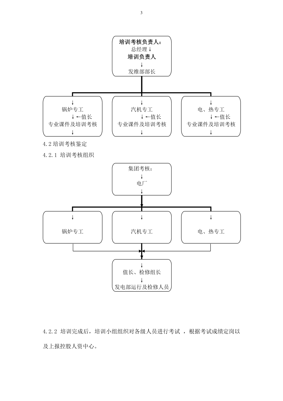 天水电厂生产准备期培训实施方案_第3页