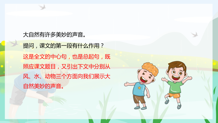 人教版三年级语文上册大自然的声音PPT教学讲座课件_第4页
