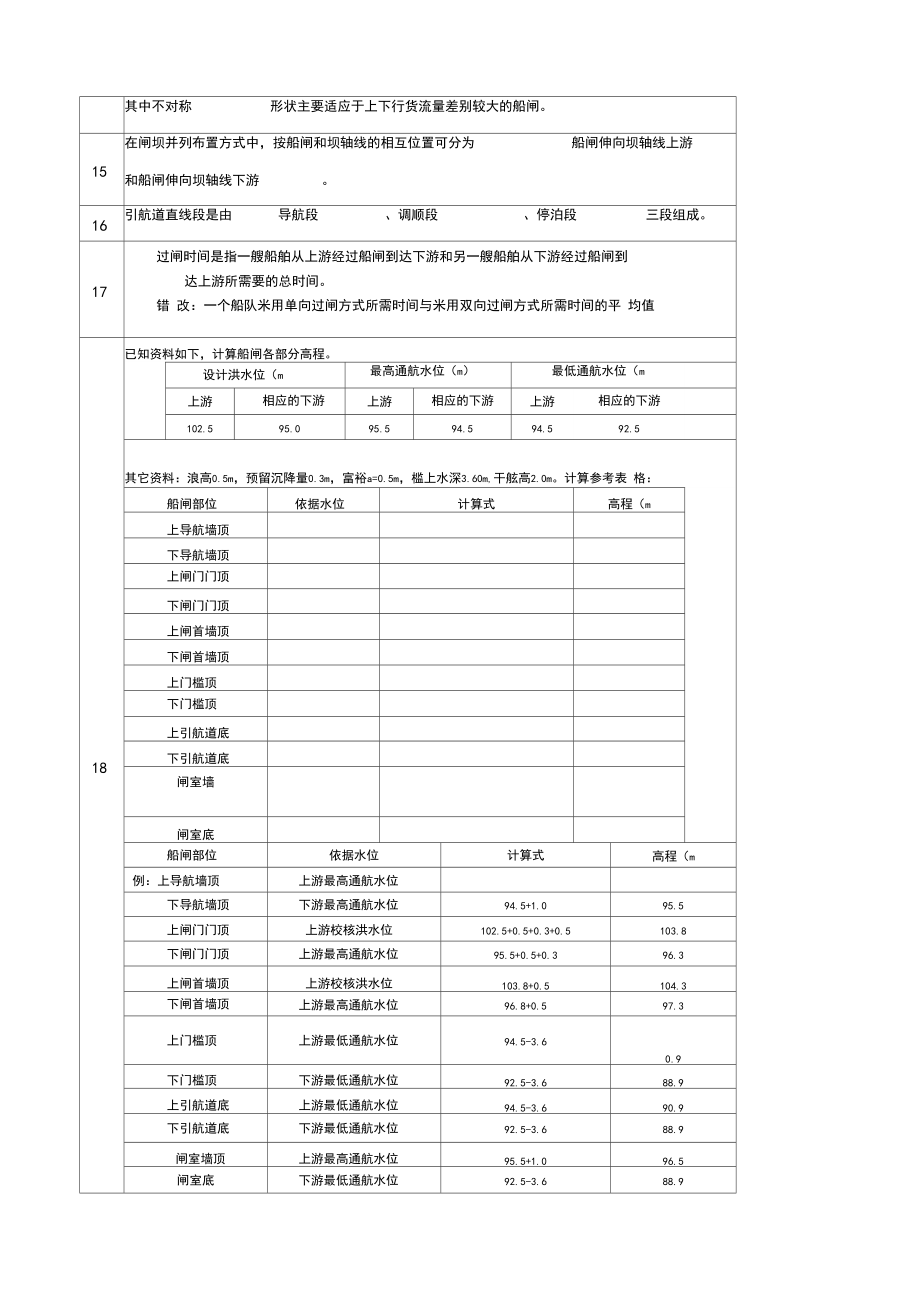 渠化工程试题库_第5页