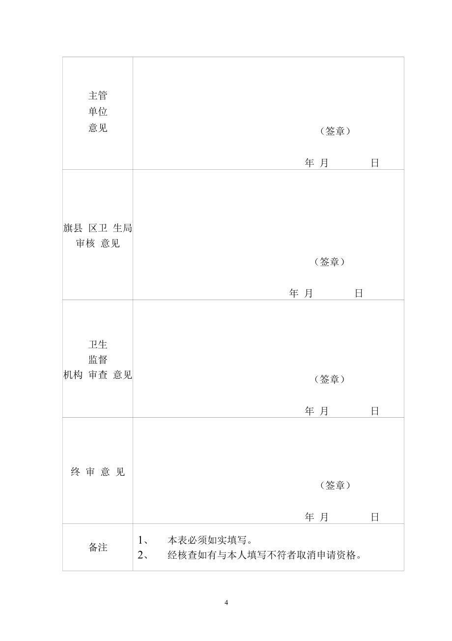醫(yī)療機(jī)構(gòu)從業(yè)人員登記表_第4頁(yè)