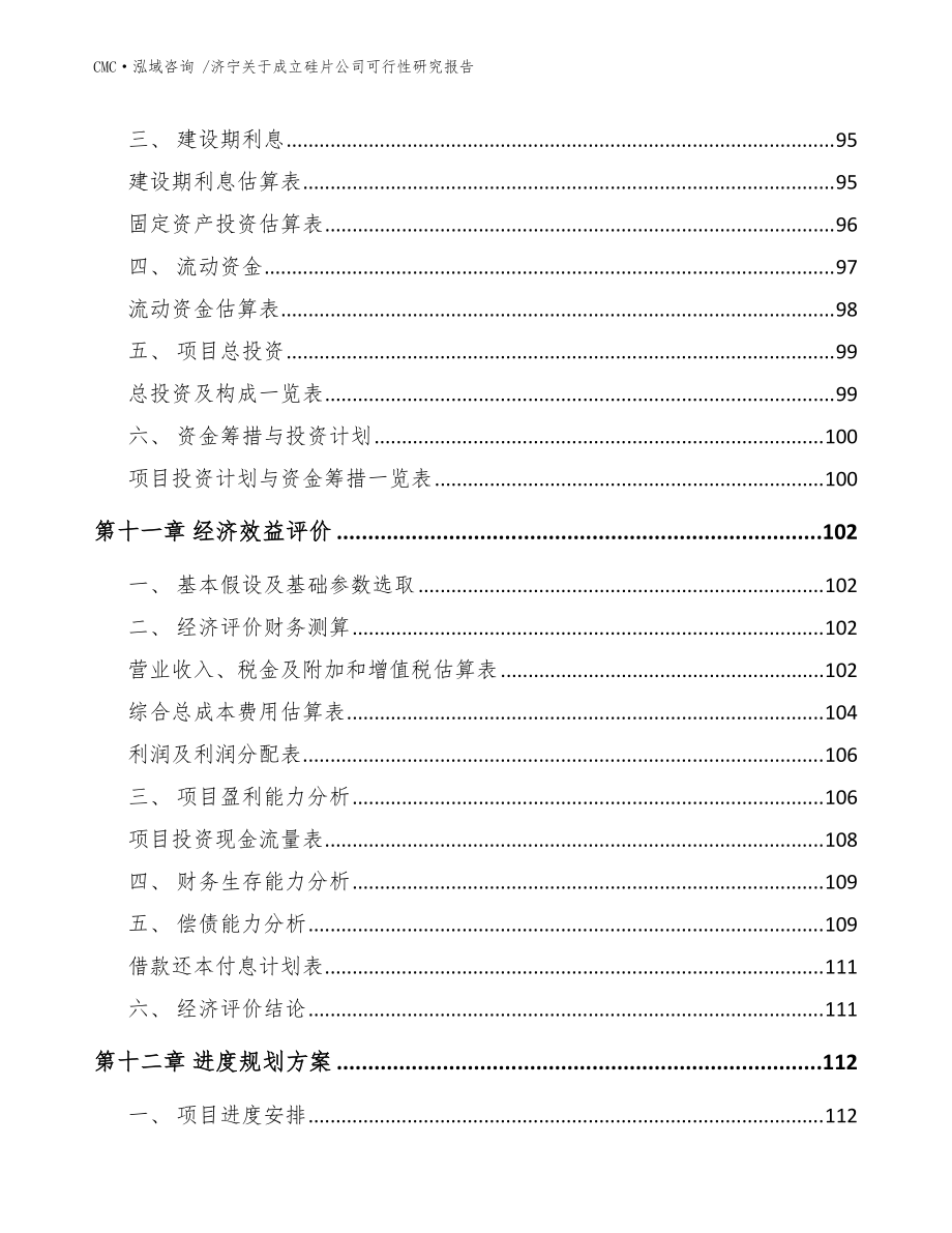 济宁关于成立硅片公司可行性研究报告_模板范本_第5页