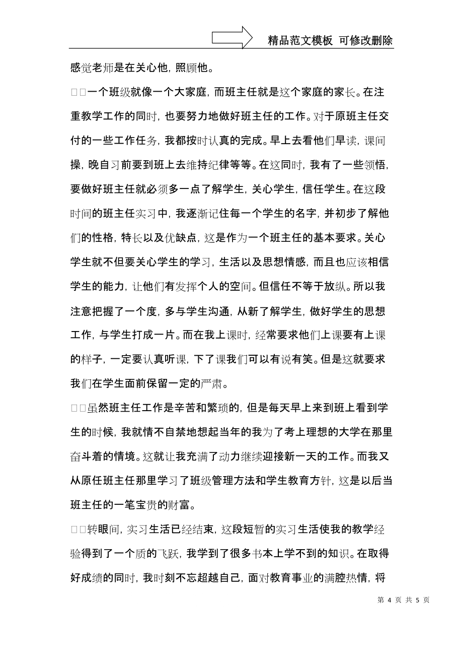 教学工作的顶岗实习总结_第4页