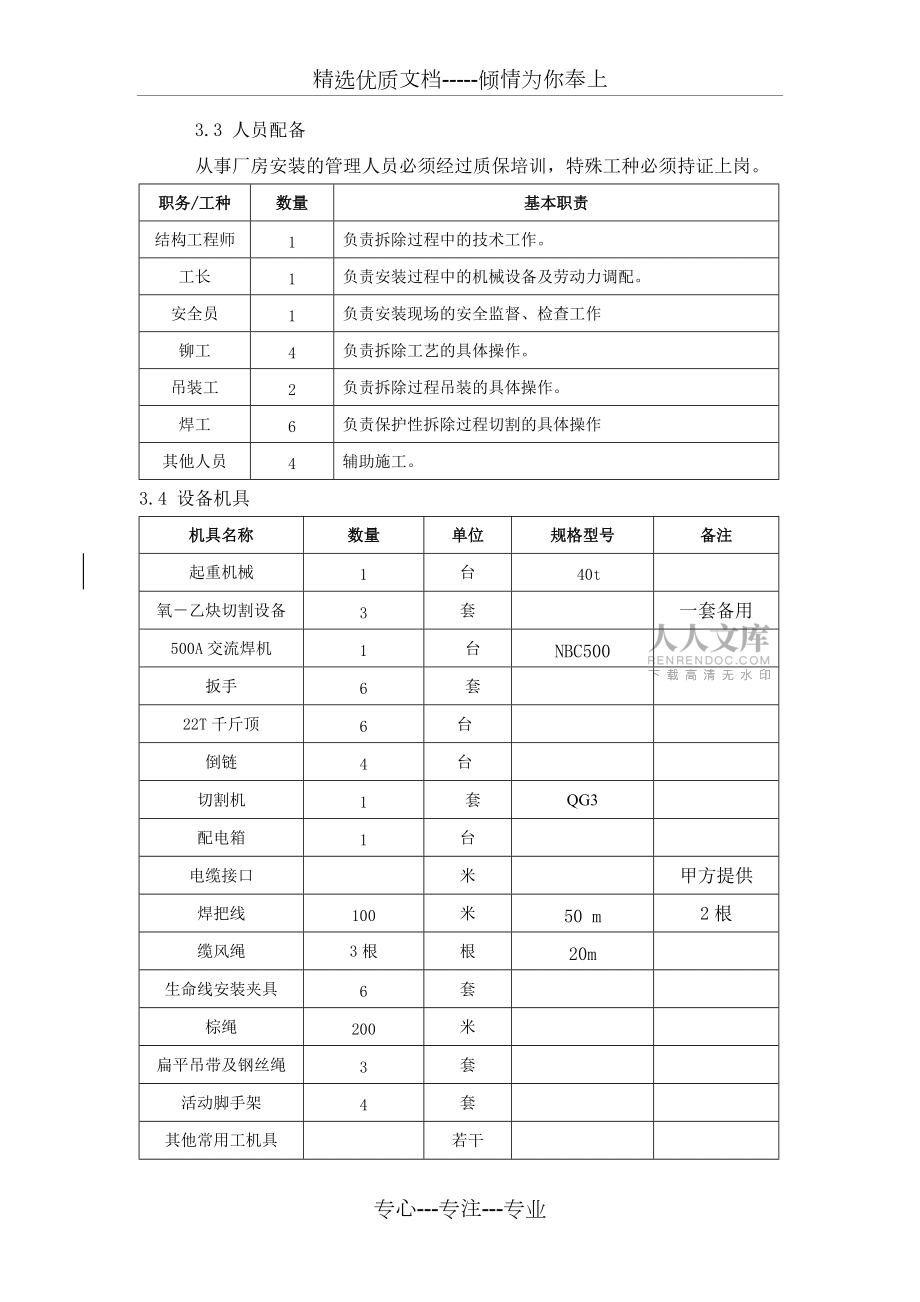 鋼結構廠房拆除方案(共7頁)_第2頁