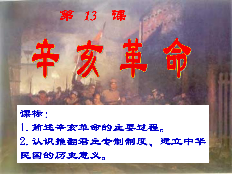 人教版必修1第4單元第13課:辛亥革命(共27張全國公開課)_第4頁