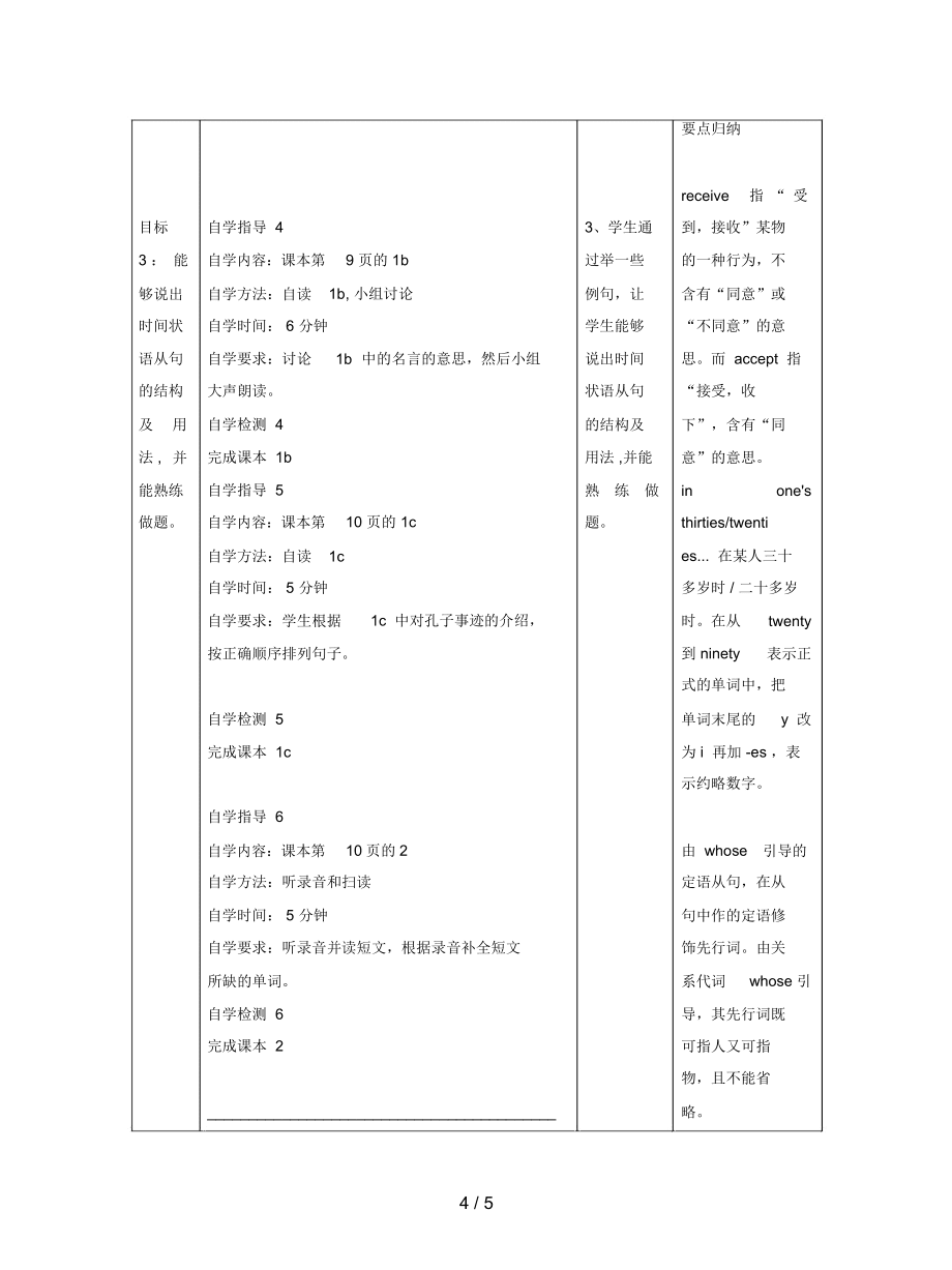 2019版九年级英语下册Unit52HeisreallytheprideofChinaSectionA教案新版仁爱版练习_第4页