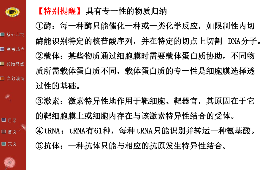 2014版廣西生物高考專題二輪課件專題二第1講酶和ATP_第3頁