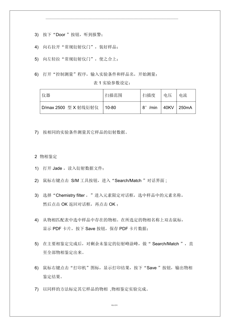 X射線衍射實(shí)驗(yàn)報(bào)告_第3頁(yè)