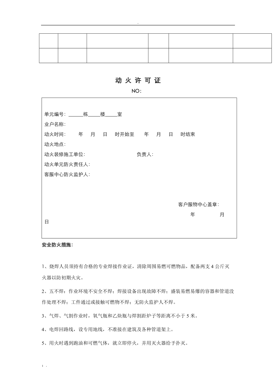 物业常用表格:物业公司常用的60个表格_第3页