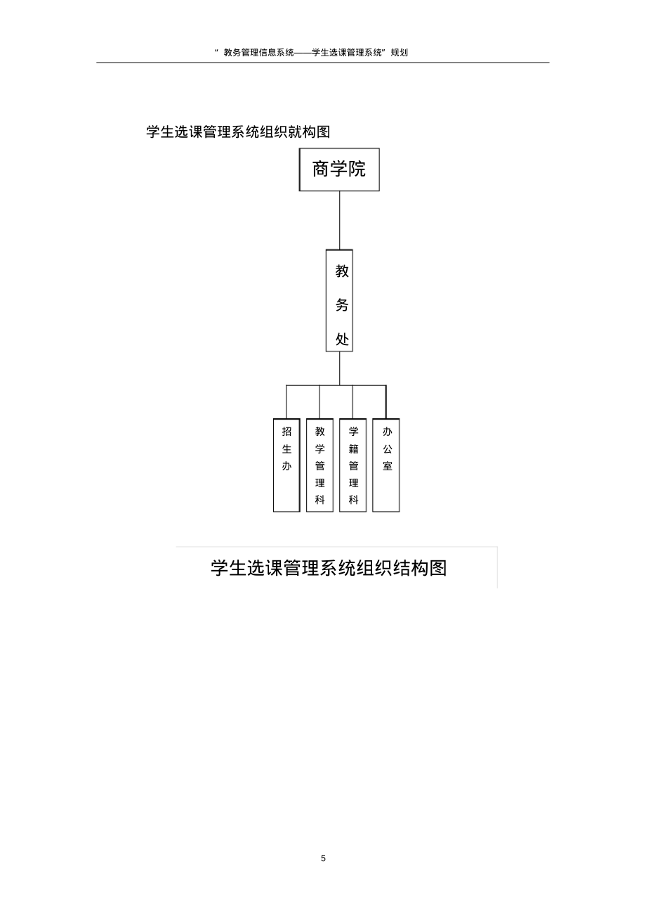 教务管理系统——学生选课系统_第5页