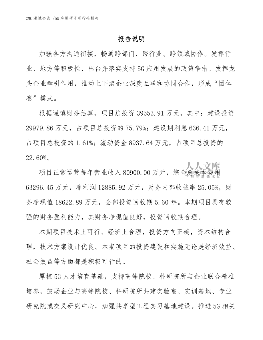 5G應(yīng)用項(xiàng)目可行性報(bào)告參考模板_第2頁(yè)