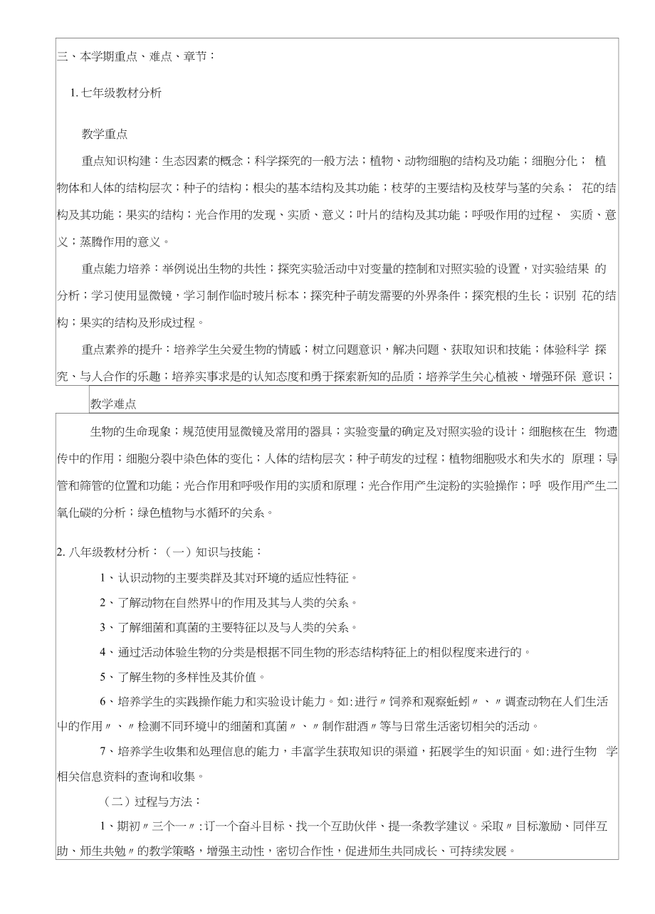 課程教學(xué)計劃表(2)_第3頁
