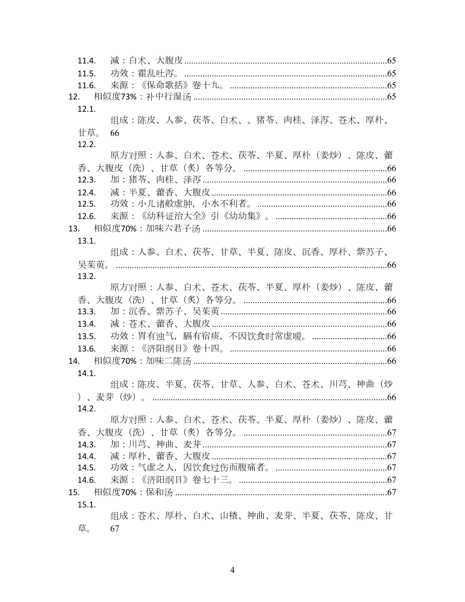 除湿汤_医统卷八十八_方剂加减变化汇总_第4页