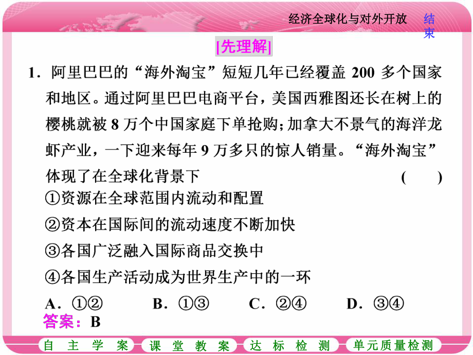 第四单元第十一课经济全球化与对外开放_第4页