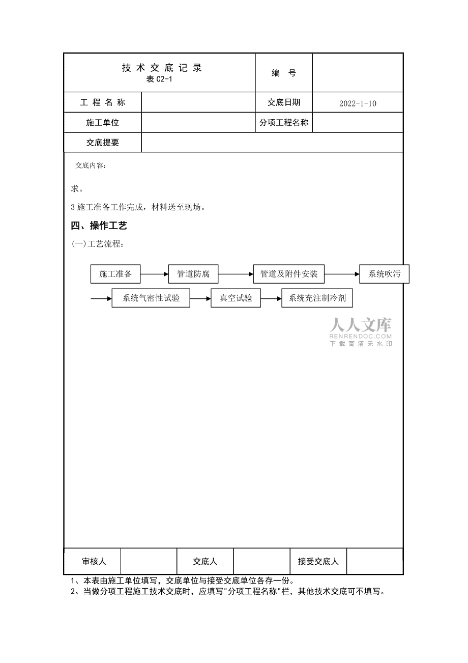 空調(diào)制冷管道的安裝技術(shù)交底_第2頁