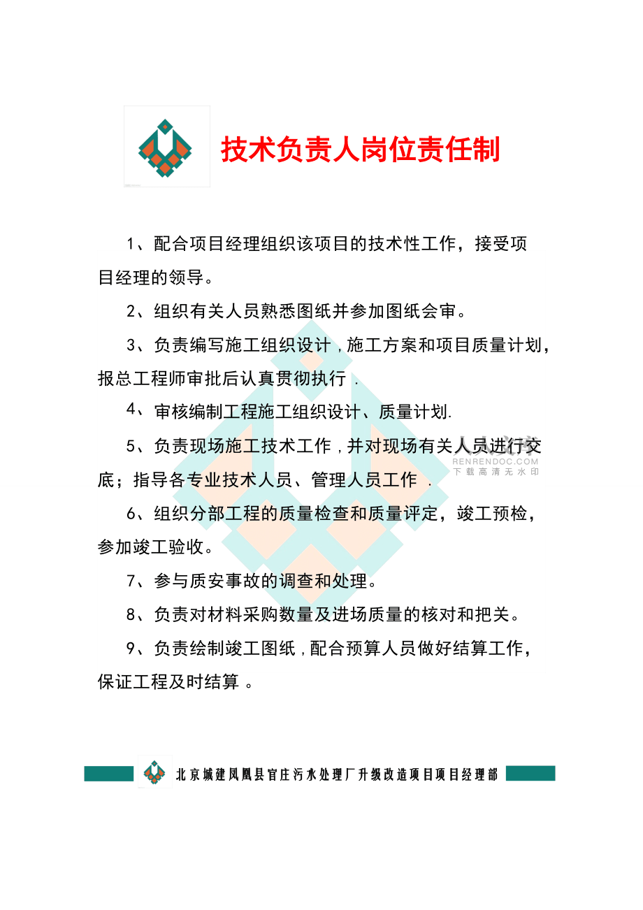 崗位責任制(圖牌)_第2頁