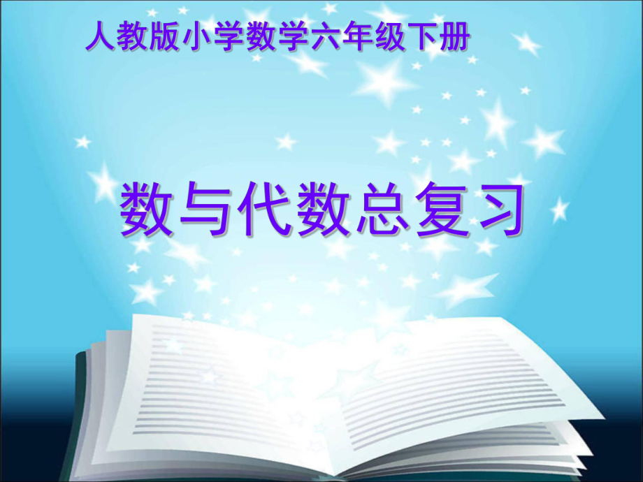 最新人教版六年级数与代数总复习(修正了1处错误答案完善了部分答案)_第1页
