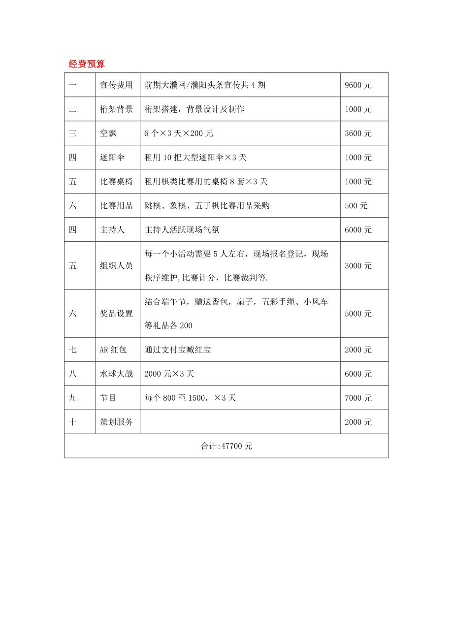 小鎮童趣活動策劃方案_第4頁