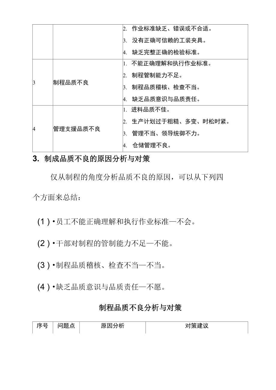 品质管理--品质不良原因及对策_第3页