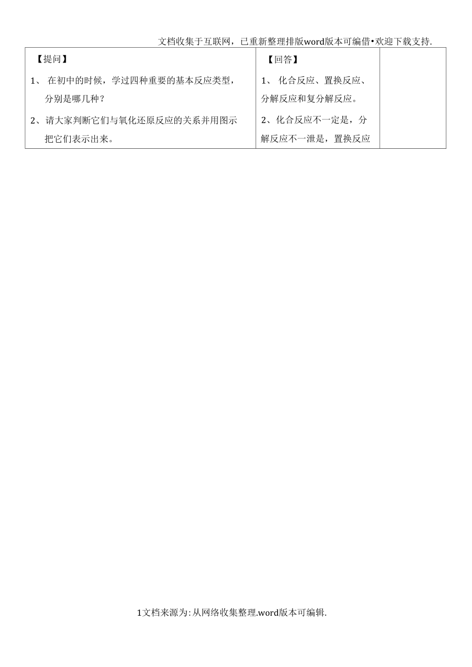 優(yōu)質課--氧化還原反應教學設計_第5頁