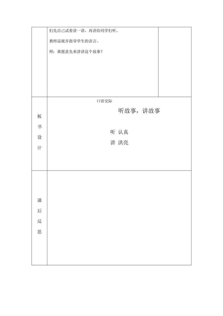 《口语交际》听故事讲故事教案_第3页