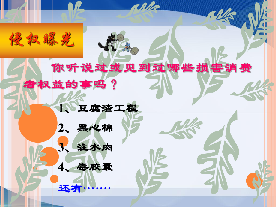 《維護(hù)消費(fèi)權(quán)》課件1綜述_第3頁
