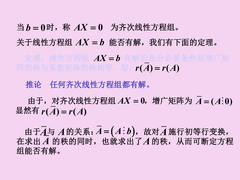 线性方程组解的存在性PPT课件_第4页