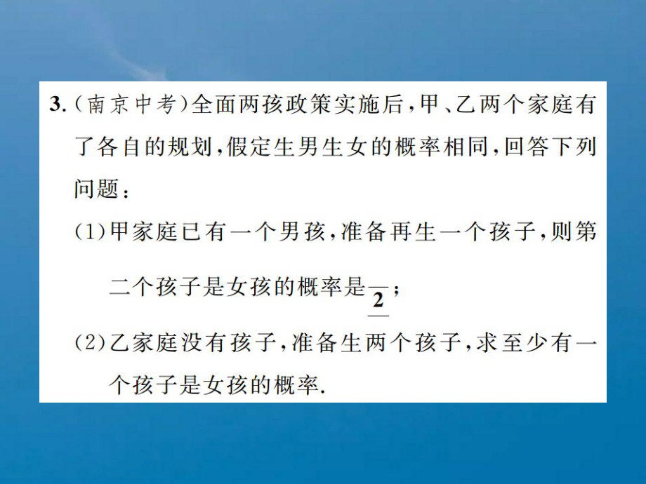 小专题13 概率的应用ppt课件_第4页