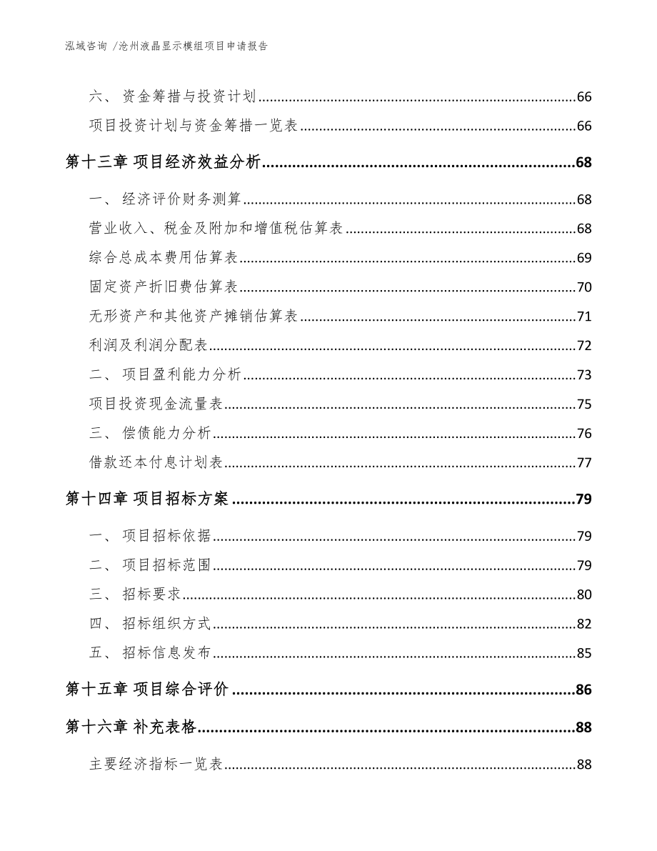 沧州液晶显示模组项目申请报告(范文)_第4页