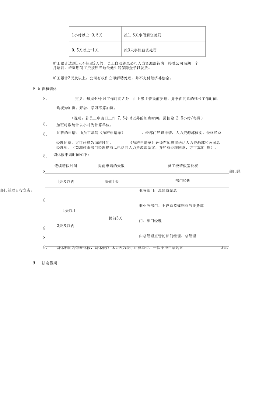 考勤及请事假管理组织办法_第3页