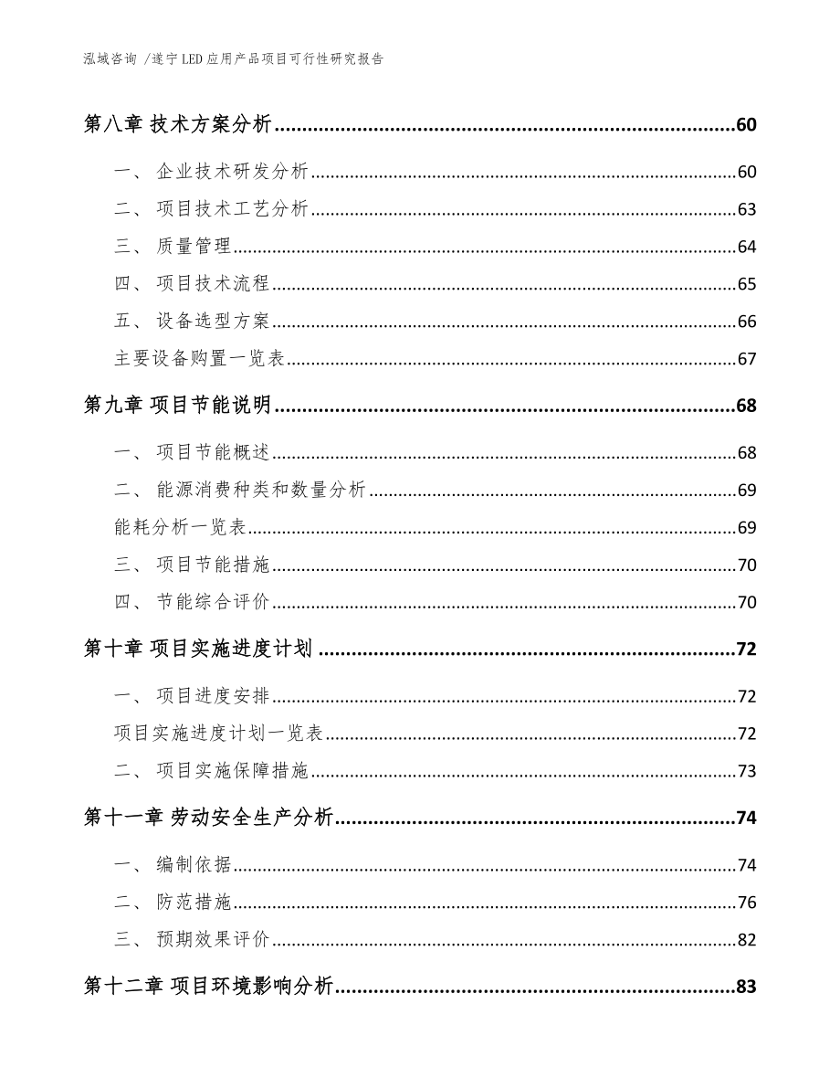 遂宁LED应用产品项目可行性研究报告(范文参考)_第3页