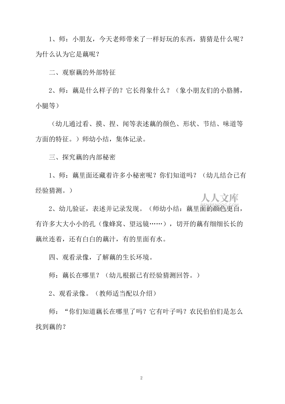 中班教案模板合集九篇_第2页