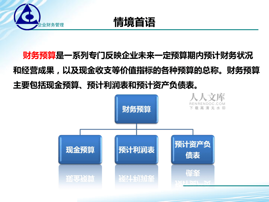 财务管理教学ppt 财务预算._第2页