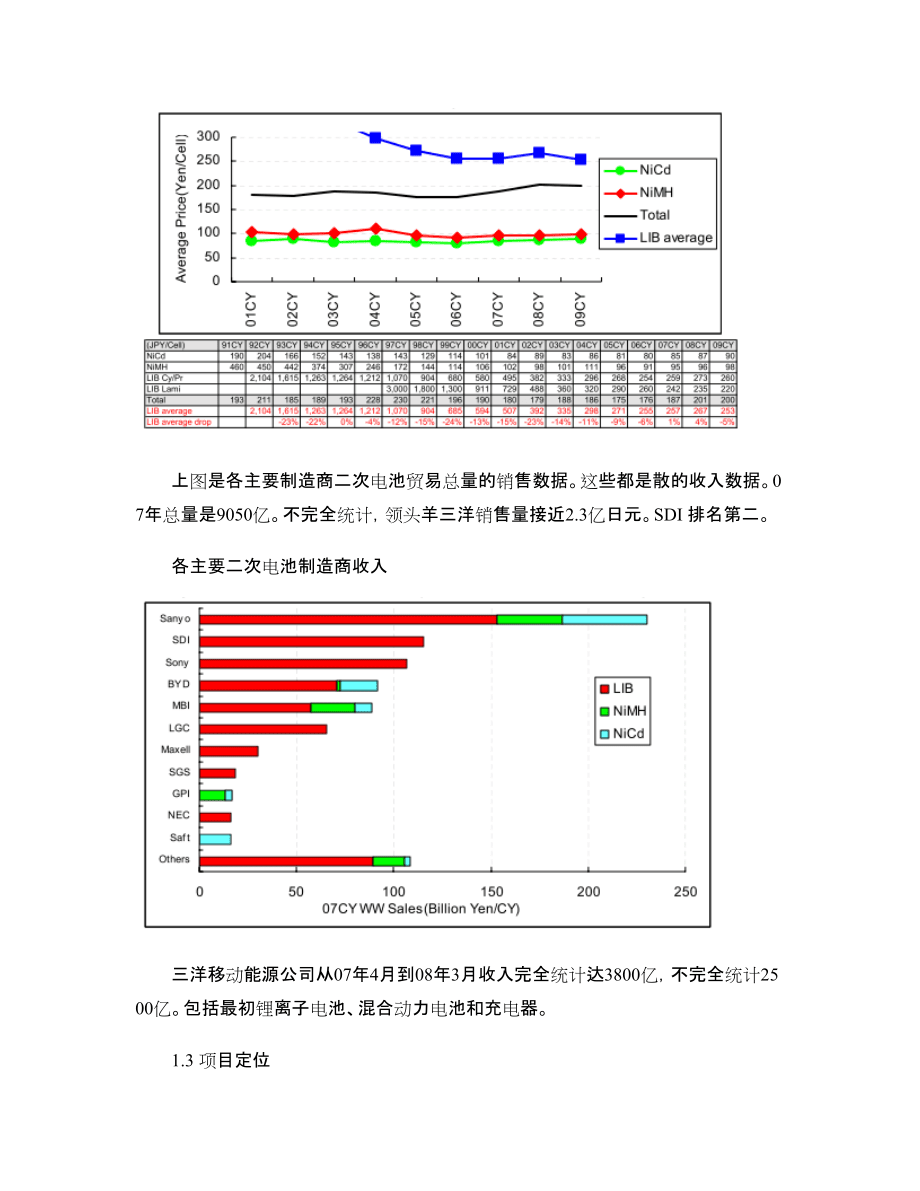 動力鋰離子電池項目規(guī)劃書_第5頁