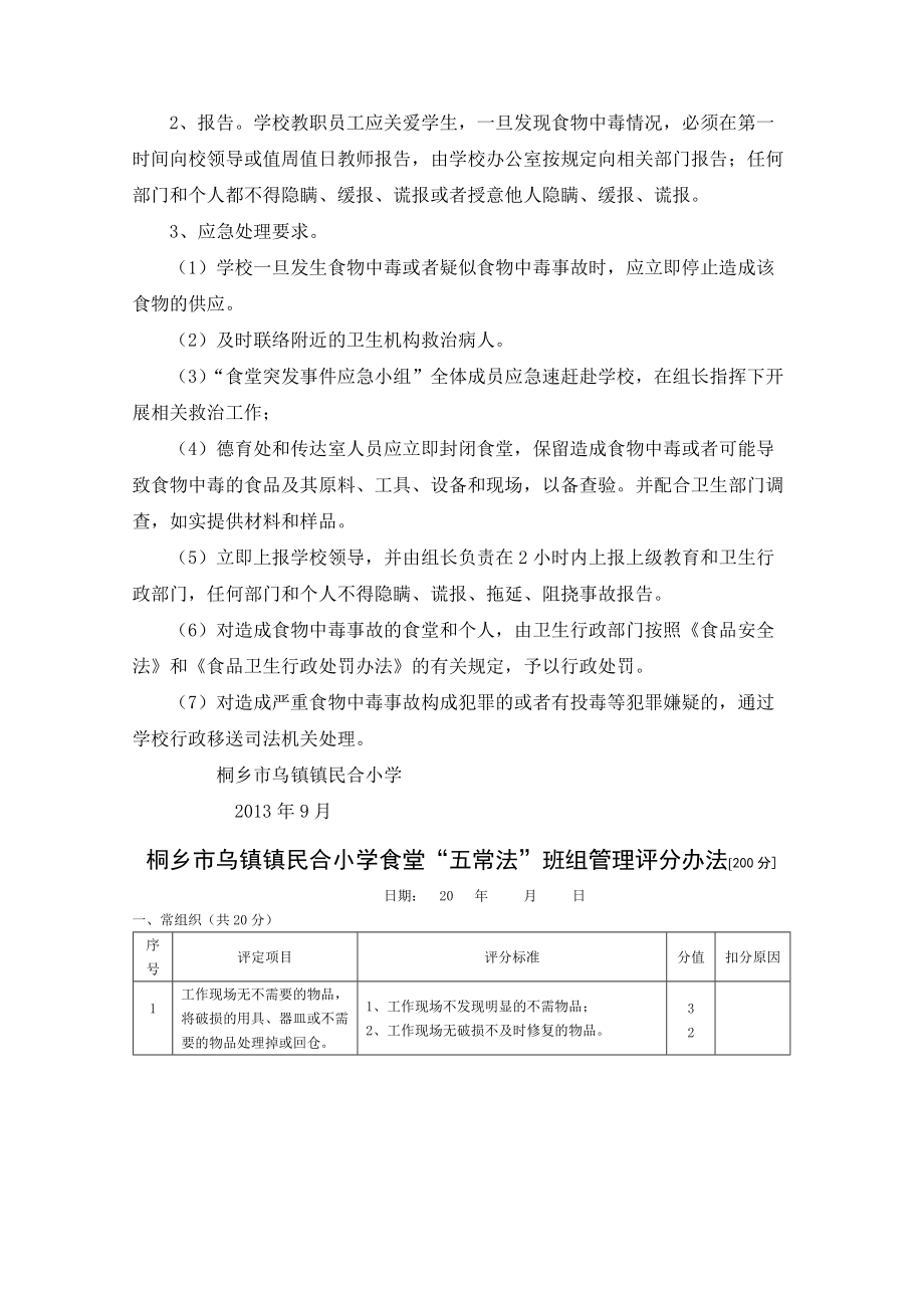桐乡市乌镇镇民合小学膳管会章程_第5页