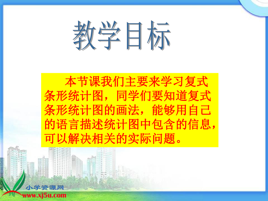 蘇教版數(shù)學(xué)五年級上冊《復(fù)式條形統(tǒng)計圖》課件_第2頁