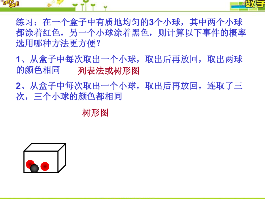最新北師大版九年級數(shù)學(xué)上冊第三章概率的進(jìn)一步認(rèn)識31用樹狀圖和表格求概率第二課時(shí)_第3頁