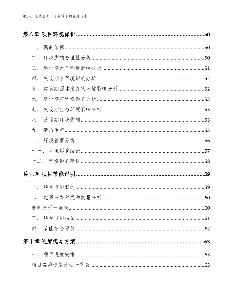 开封轴承项目建议书（范文模板）_第4页