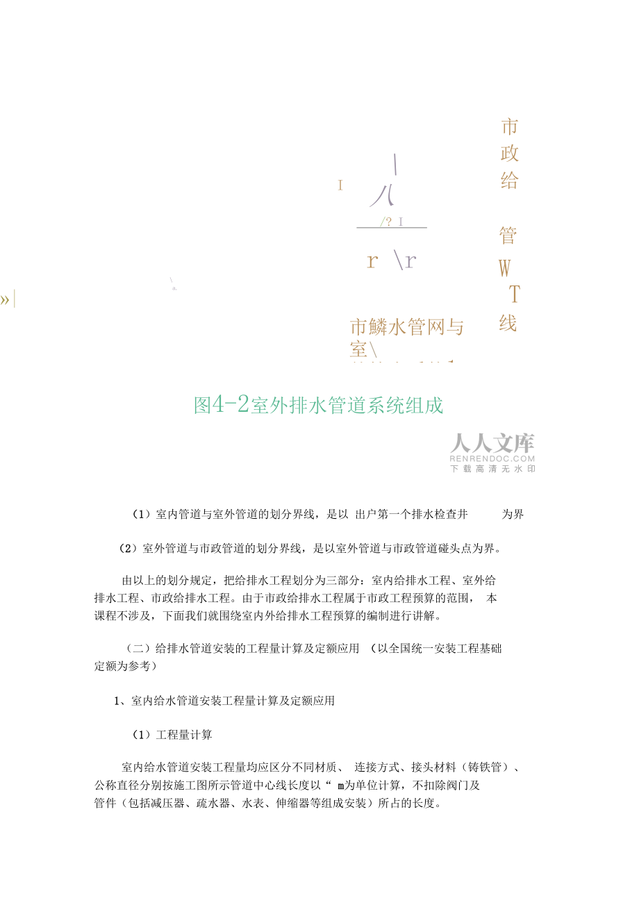 给排水管道工程工程量计算及定额应用技巧_第2页
